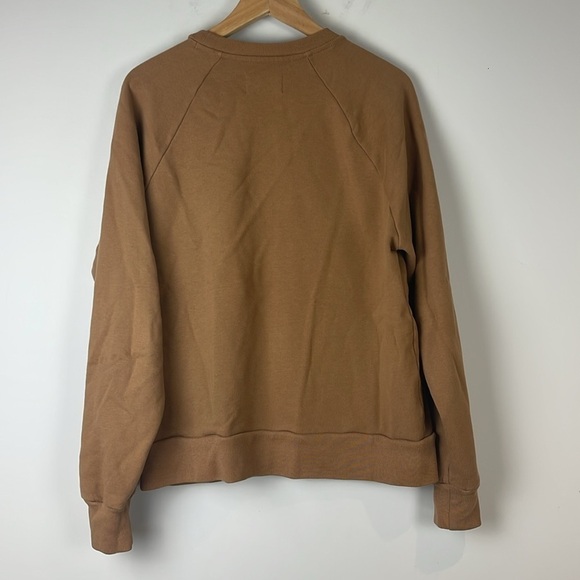 Everlane The Track Crewneck Toasted Coconut Size Medium - Picture 7 of 9